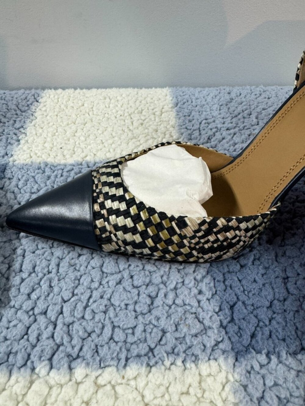 TORY BURCH Penelope 100mm Heel CAP-TOE D'ORSAY Pump - Picture 4 of 8